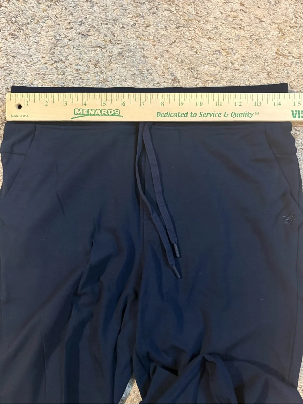 Cozy Earth Men's Ultra-Soft Bamboo Jogger Pants Navy Blue Size Small NWT